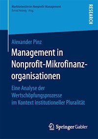 Management in Nonprofit-Mikrofinanzorganisationen - Alexander Pinz - E-Book