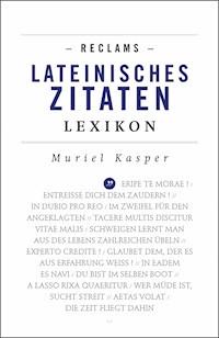 Reclams Lateinisches Zitaten-Lexikon -  - E-Book