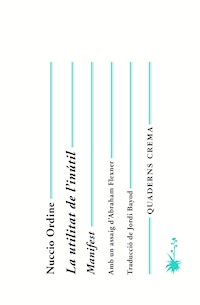 La utilitat de l'inútil - Nuccio Ordine - E-Book