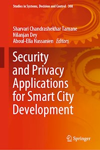 Security and Privacy Applications for Smart City Development -  - E-Book