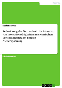 Reduzierung der Netzverluste im Rahmen von Investitionstätigkeiten im elektrischen Versorgungsnetz im Bereich Niederspannung - Stefan Trost - E-Book