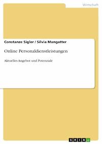 Online Personaldienstleistungen - Constanze Sigler - E-Book