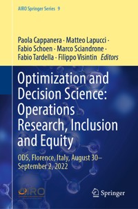 Optimization and Decision Science: Operations Research, Inclusion and Equity -  - E-Book