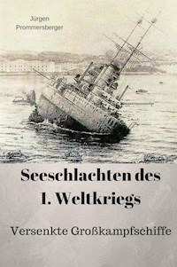 Seeschlachten des 1. Weltkriegs -versenkte Großkampfschiffe - Jürgen Prommersberger - E-Book