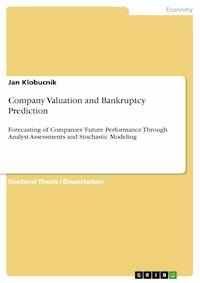 Company Valuation and Bankruptcy Prediction - Jan Klobucnik - E-Book