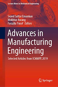 Advances in Manufacturing Engineering -  - E-Book