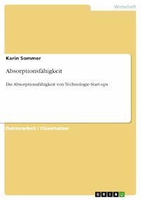 Absorptionsfähigkeit - Karin Sommer - E-Book