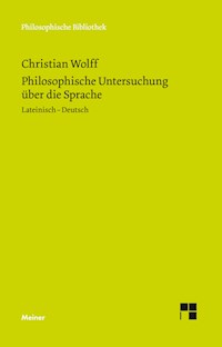 Philosophische Untersuchung über die Sprache - Christian Wolff - E-Book