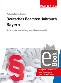 Deutsches Beamten-Jahrbuch Bayern Jahresband 2024/2025 - Walhalla Fachredaktion - E-Book