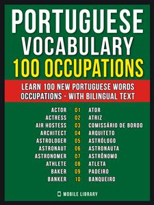 Portuguese Vocabulary - 100 Occupations - Mobile Library - E-Book
