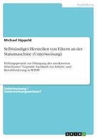 Selbständiges Herstellen von Filtern an der Stanzmaschine (Unterweisung) - Michael Hippold - E-Book