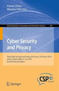 Cyber Security and Privacy -  - E-Book