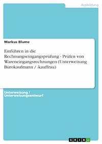 Einführen in die Rechnungseingangsprüfung - Prüfen von Wareneingangsrechnungen (Unterweisung Bürokaufmann / -kauffrau) - Markus Blume - E-Book