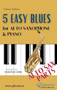 5 Easy Blues - Alto Saxophone & Piano (Sax parts) - Ferdinand "Jelly Roll" Morton - E-Book