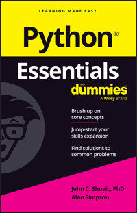 Python Essentials For Dummies - John C. Shovic - E-Book