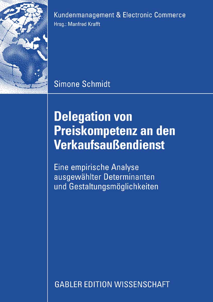 Delegation von Preiskompetenz an den Verkaufsaußendienst - Simone Schmidt - E-Book