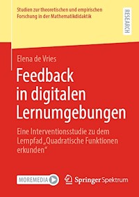 Feedback in digitalen Lernumgebungen - Elena de Vries - E-Book