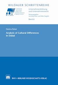 Analysis of Cultural Differences in Dubai - Danina Reiser - E-Book