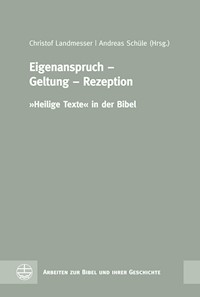 Eigenanspruch – Geltung – Rezeption -  - E-Book