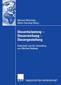 Steuerbelastung - Steuerwirkung - Steuergestaltung -  - E-Book