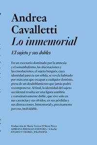 Lo inmemorial - Andrea Cavalletti - E-Book