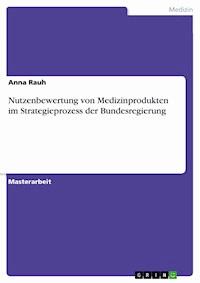 Nutzenbewertung von Medizinprodukten im Strategieprozess der Bundesregierung - Anna Rauh - E-Book