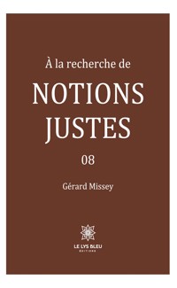 À la recherche de notions justes - Tome 8 - Gérard Missey - E-Book