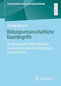 Bildungswissenschaftliche Raumbegriffe - Philipp Mattern - E-Book
