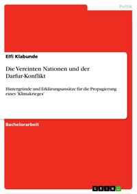 Die Vereinten Nationen und der Darfur-Konflikt - Elfi Klabunde - E-Book