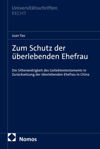 Zum Schutz der überlebenden Ehefrau -  - E-Book