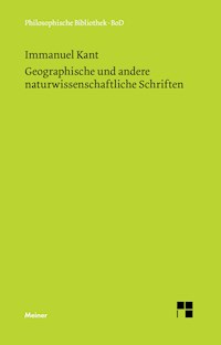 Geographische und andere naturwissenschaftliche Schriften - Immanuel Kant - E-Book