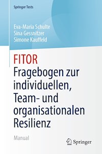FITOR - Fragebogen zur individuellen, Team und organisationalen Resilienz - Eva-Maria Schulte - E-Book
