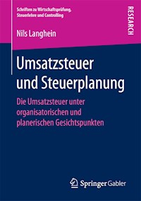 Umsatzsteuer und Steuerplanung - Dr. Nils Langhein - E-Book