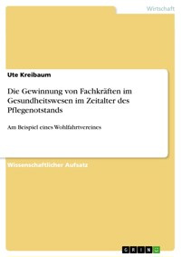 Die Gewinnung von Fachkräften im Gesundheitswesen im Zeitalter des Pflegenotstands - Ute Kreibaum - E-Book