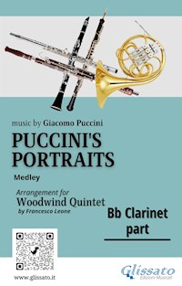 Bb Clarinet part of "Puccini's Portraits" for Woodwind Quintet - Giacomo Puccini - E-Book