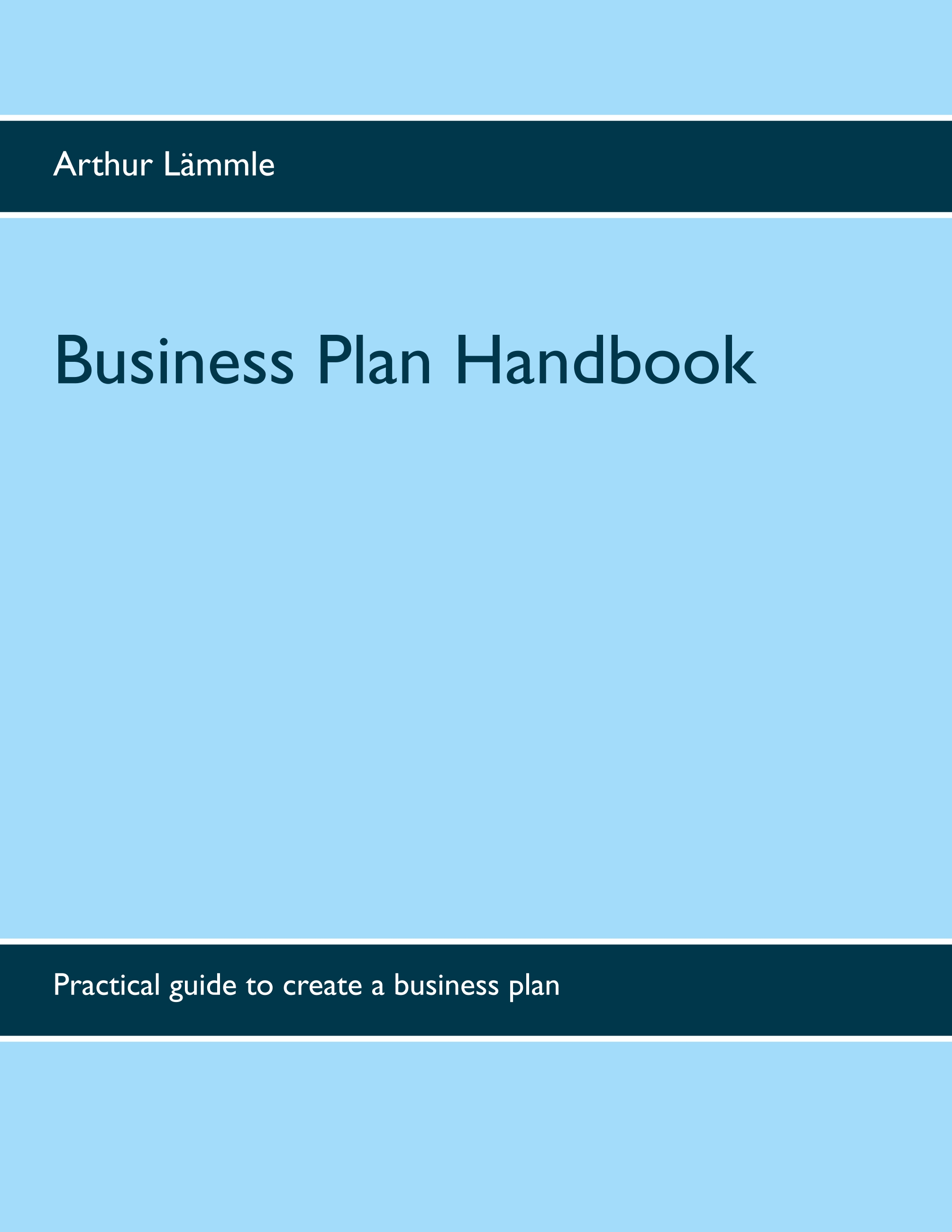 Business Plan Handbook - Arthur Lämmle - E-Book