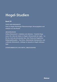 Hegel-Studien Band 29 -  - E-Book