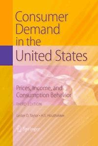 Consumer Demand in the United States - Lester D. Taylor - E-Book