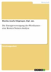 Die Energieversorgung des Westharzes - eine Kosten-Nutzen-Analyse - Monika Josefa Stögmayer, Dipl. oec. - E-Book