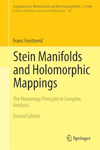 Stein Manifolds and Holomorphic Mappings - Franc Forstnerič - E-Book