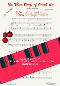 We Three Kings of Orient Are (key Dm) for solo instrument w/ piano - John Henry Hopkins Jr. - E-Book