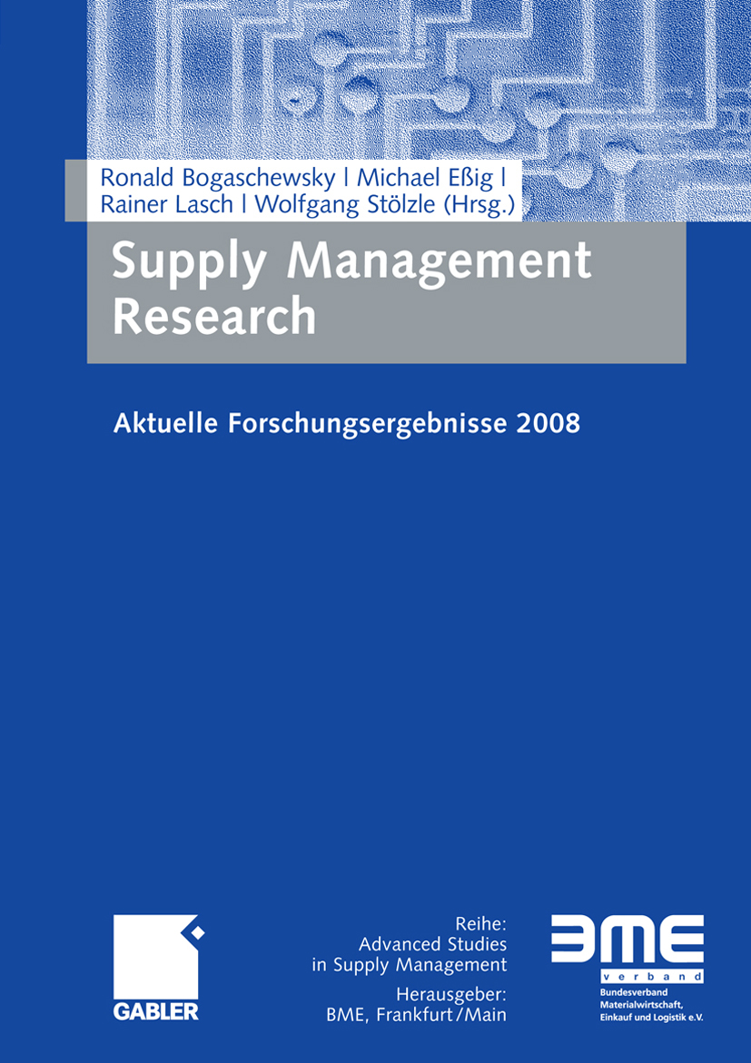 Supply Management Research -  - E-Book
