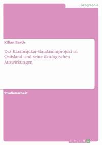 Das Kárahnjúkar-Staudammprojekt in Ostisland und seine ökologischen Auswirkungen - Kilian Barth - E-Book