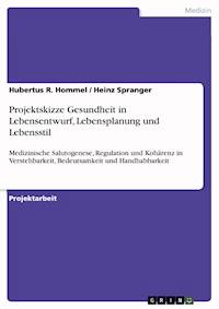 Projektskizze Gesundheit in Lebensentwurf, Lebensplanung und Lebensstil - Hubertus R. Hommel - E-Book