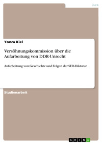 Versöhnungskommission über die Aufarbeitung von DDR-Unrecht - Yonca Kiel - E-Book