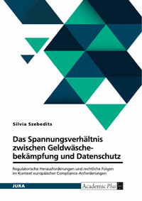 Das Spannungsverhältnis zwischen Geldwäschebekämpfung und Datenschutz - Silvia Szebedits - E-Book
