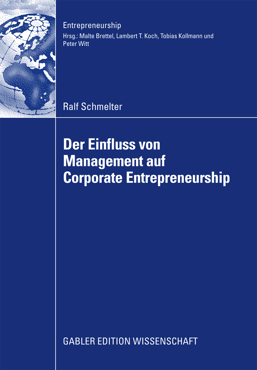 Der Einfluss von Management auf Corporate Entrepreneurship - Ralf Schmelter - E-Book