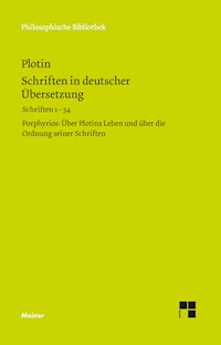 Schriften in deutscher Übersetzung - Plotin - E-Book