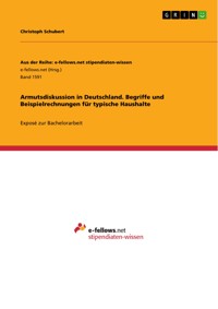 Armutsdiskussion in Deutschland. Begriffe und Beispielrechnungen für typische Haushalte - Christoph Schubert - E-Book