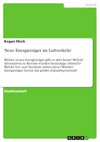 Neue Energieträger im Luftverkehr - Kagan Eksik - E-Book